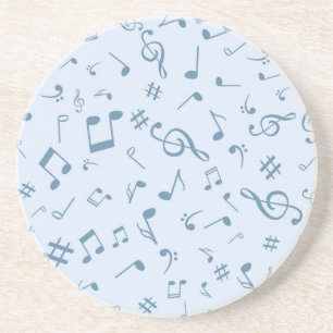 Dessous De Verre En Grès Motif musical