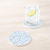 Dessous De Verre En Grès Motif musical (Côté)