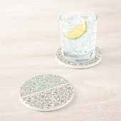 Dessous De Verre En Grès Motif ornemental (Côté)