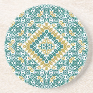 Dessous De Verre En Grès Motif palestinien Broderie Design imprimé