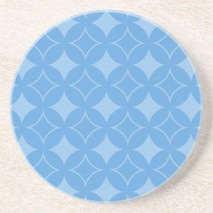Dessous De Verre En Grès Motif shippo bleu ciel