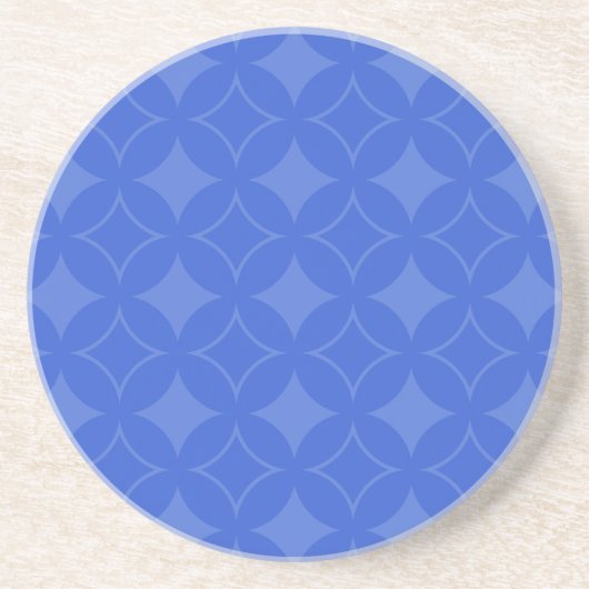 Dessous De Verre En Grès Motif shippo bleu royal (Devant)