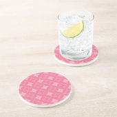 Dessous De Verre En Grès Motif shippo rose (Côté)