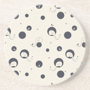 Dessous De Verre En Grès Motif timide d'éléphant