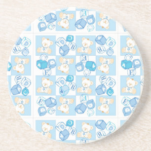 Dessous De Verre En Grès Motif vérifié d'ours de nounours