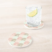 Dessous De Verre En Grès Motif vintage japonais (Côté)