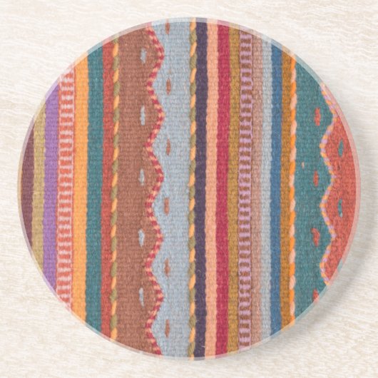 Dessous De Verre En Grès Motifs de tapis (Devant)