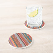 Dessous De Verre En Grès Motifs de tapis (Côté)