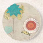 Dessous De Verre En Grès Motifs pétaux I (Devant)