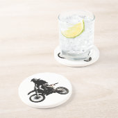 Dessous De Verre En Grès Motocross (Côté)