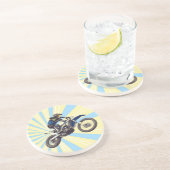 Dessous De Verre En Grès Motocross (Côté)