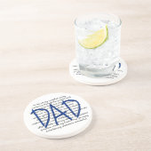 Dessous De Verre En Grès Mots à décrire à papa (Côté)