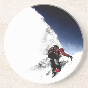 Dessous De Verre En Grès Mountain Climat Sports extrêmes