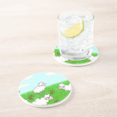 Dessous De Verre En Grès Mouton (Côté)