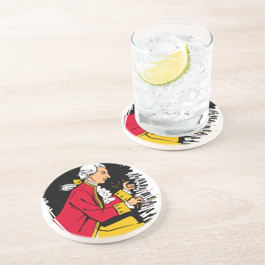 Dessous De Verre En Grès Mozart (Côté)