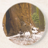 Dessous De Verre En Grès Mule Deer (Devant)