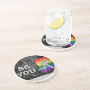 Dessous De Verre En Grès Mur de briques Sois toi SlipperyJoe's personnage b