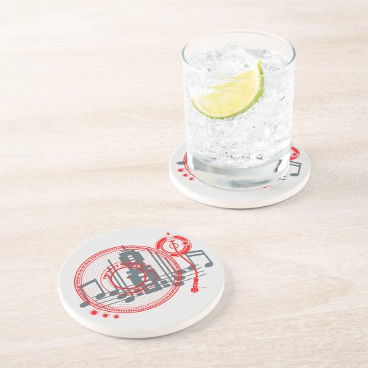 Dessous De Verre En Grès Music Therapy Sessions (Côté)