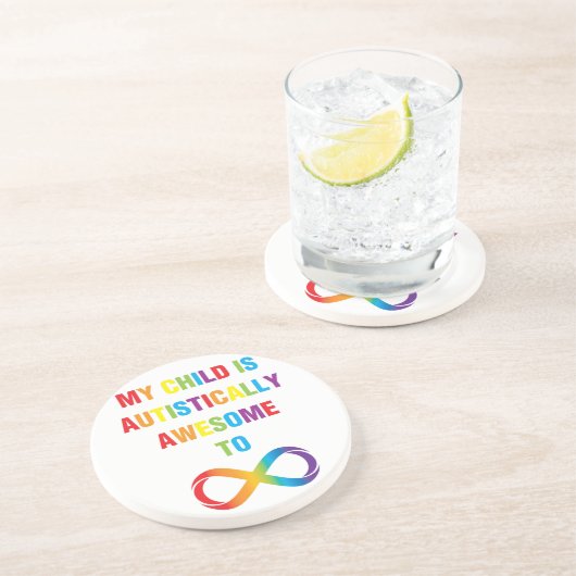 Dessous De Verre En Grès My Child Autistically (Côté)