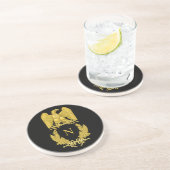 Dessous De Verre En Grès Napoléon Emblem (Côté)