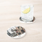 Dessous De Verre En Grès "Nashville, TN " (Côté)