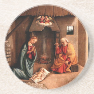 Dessous De Verre En Grès Nativité - Agabiti