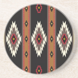 Dessous De Verre En Grès Navajo Design 7 Bandana