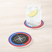 Dessous De Verre En Grès Navigation à la boussole (Côté)