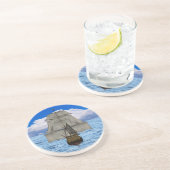 Dessous De Verre En Grès Navigation de bateau (Côté)