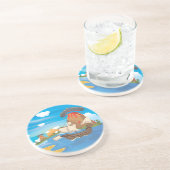 Dessous De Verre En Grès Navire pirate (Côté)