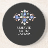 DESSOUS DE VERRE EN GRÈS NAVIRES (Devant)