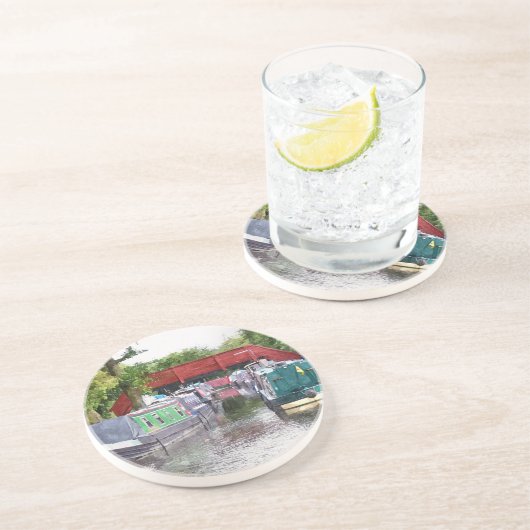 DESSOUS DE VERRE EN GRÈS NAVIRES (Côté)