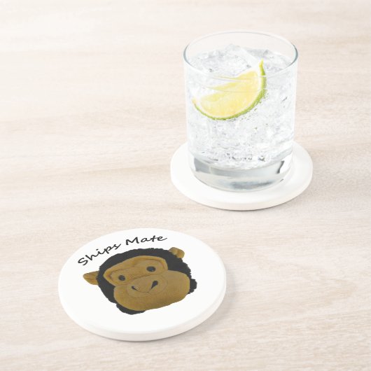 Dessous De Verre En Grès Navires Mate (Côté)