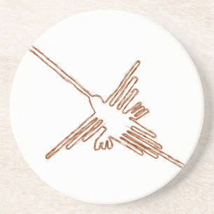 Dessous De Verre En Grès Nazca Lines Croquis de colibris