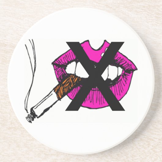 DESSOUS DE VERRE EN GRÈS NE FUMEZ PAS (Devant)