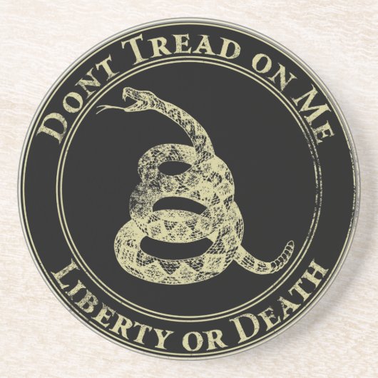 Dessous De Verre En Grès Ne marchez pas sur moi (Devant)