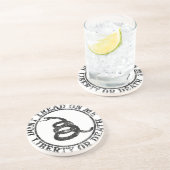Dessous De Verre En Grès Ne marchez pas sur moi (Côté)