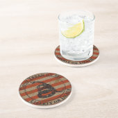 Dessous De Verre En Grès Ne marchez pas sur moi (Côté)