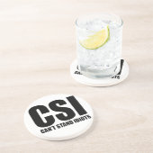 Dessous De Verre En Grès Ne peut pas tenir des idiots. Drôle et modérément (Côté)