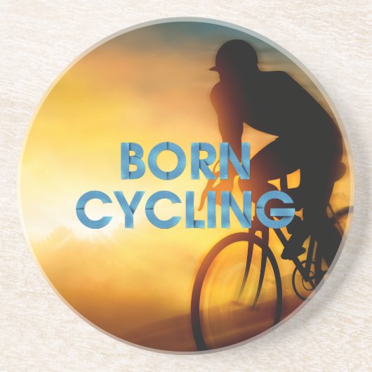 DESSOUS DE VERRE EN GRÈS NÉ POUR LE CYCLISME (Devant)