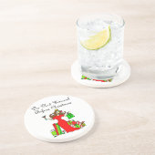 Dessous De Verre En Grès Ne vous démêlez pas avant Noël - reine de Noël (Côté)