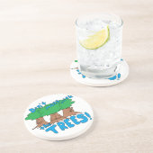 Dessous De Verre En Grès Ne vous mêlez pas des arbres ! (Côté)