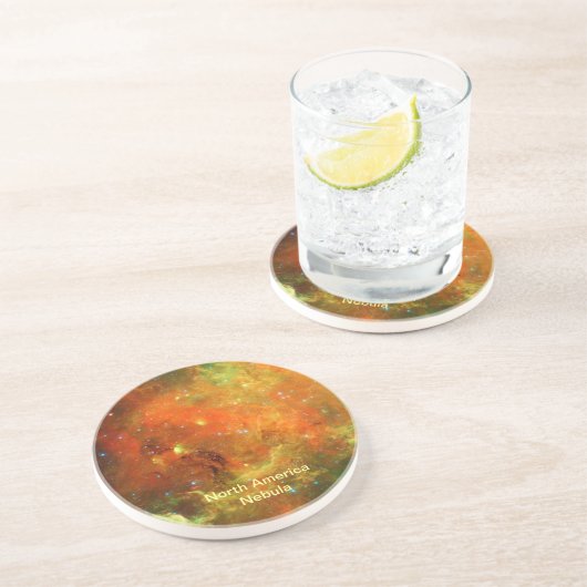 Dessous De Verre En Grès Nebula Amérique du Nord (Côté)