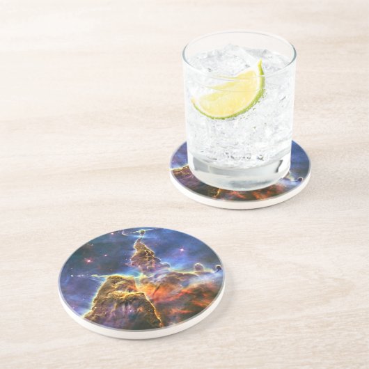 Dessous De Verre En Grès Nebula de Carina (télescope Hubble) (Côté)