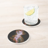 Dessous De Verre En Grès Nébuleuse papillon (Côté)