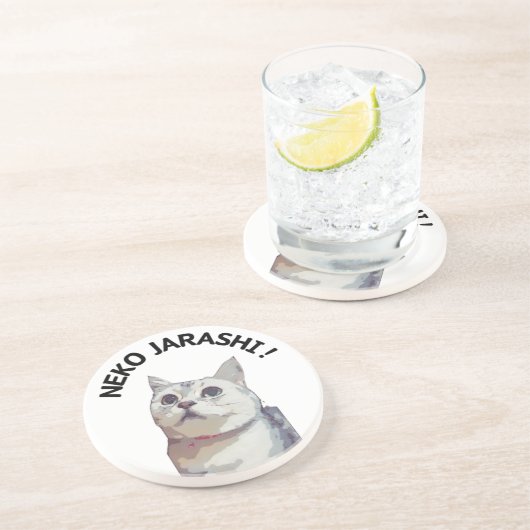 Dessous De Verre En Grès NEKO JARASHI coaster by ramu (Côté)