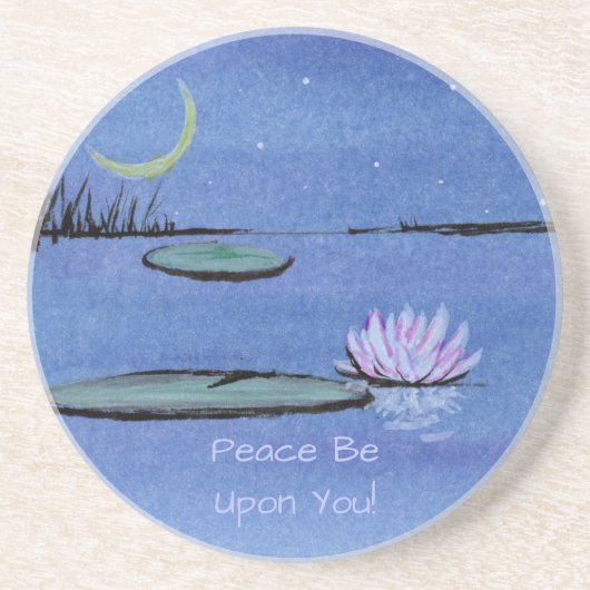 Dessous De Verre En Grès Nénuphar (Devant)