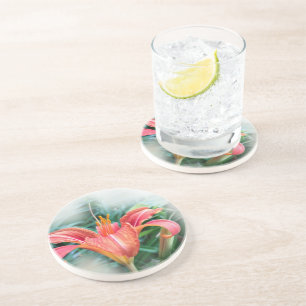 Dessous De Verre En Grès nénuphar