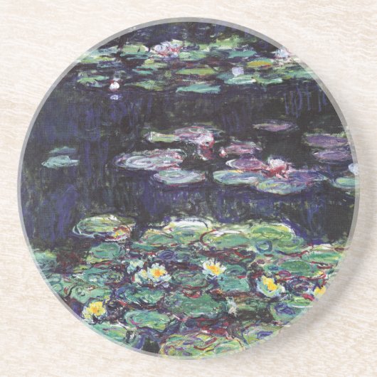 Dessous De Verre En Grès Nénuphars par Claude Monet (Devant)