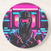 Dessous De Verre En Grès néon ninja (Devant)